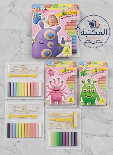 صلصال معجون الوحوش اللطيفة 👾